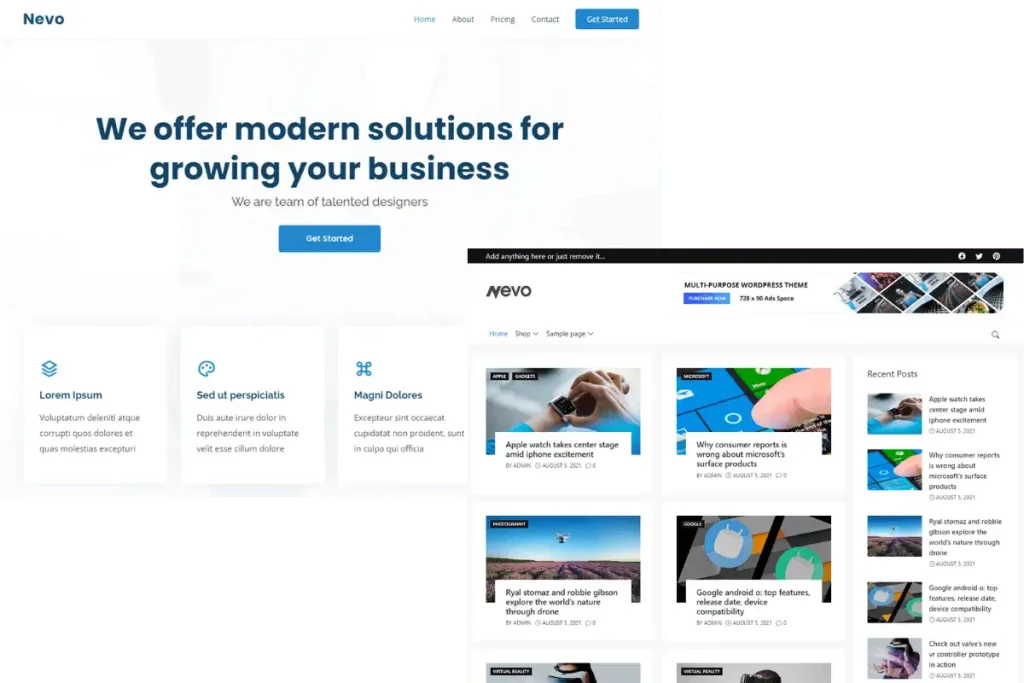 nevo-theme-template